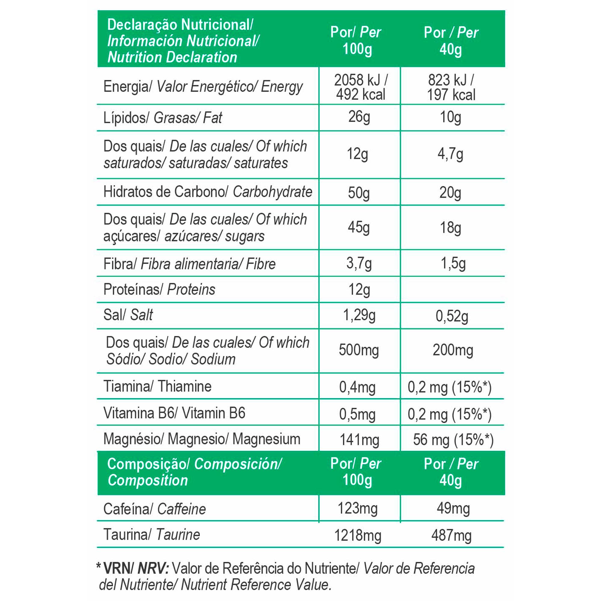 BARRA ENERGÉTICA GOLD NUTRITION TOTAL ENERGY SALT BAR AMENDOIM - 40 G 2/2