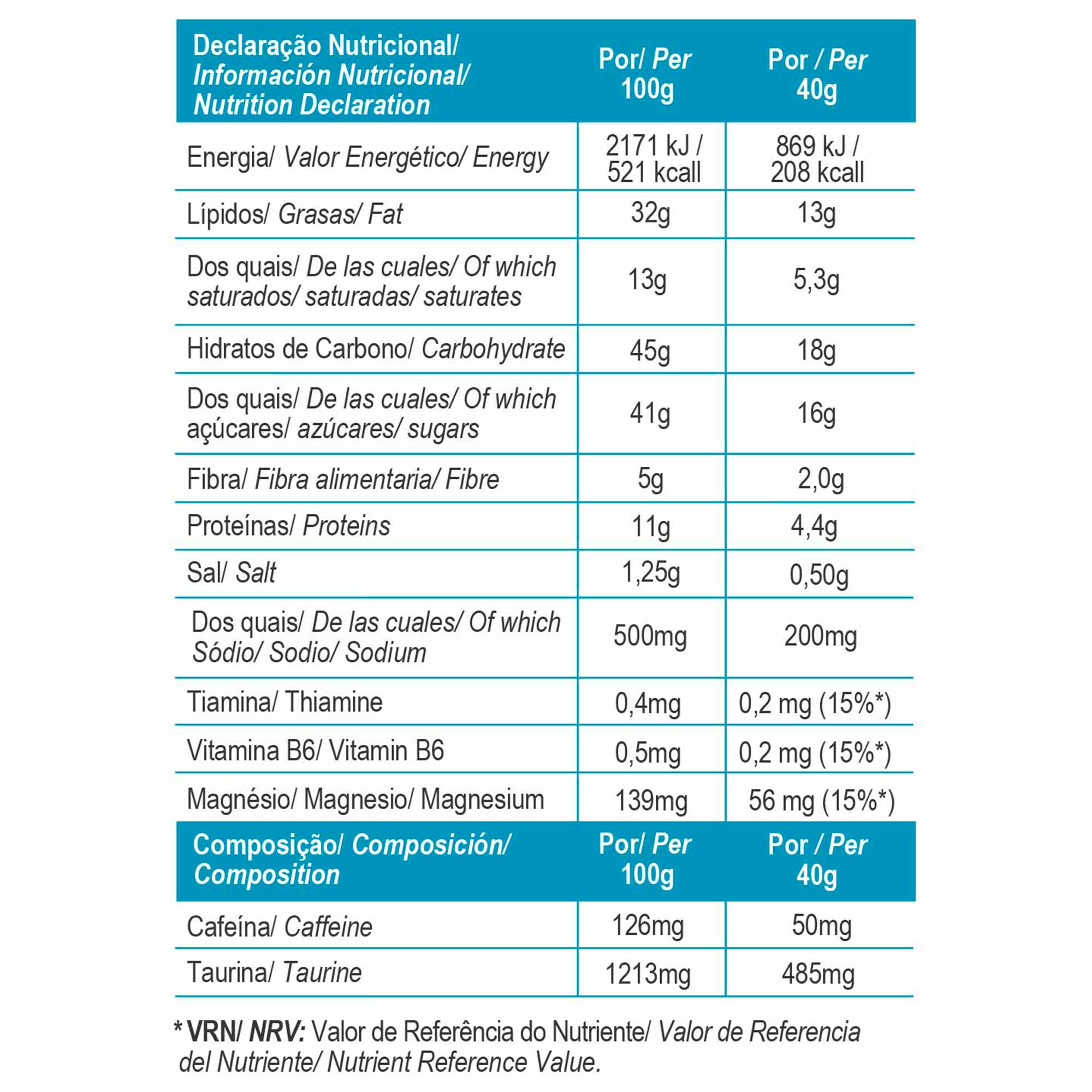 BARRA ENERGÉTICA GOLD NUTRITION TOTAL ENERGY SALT BAR COCO- 40 G 2/2