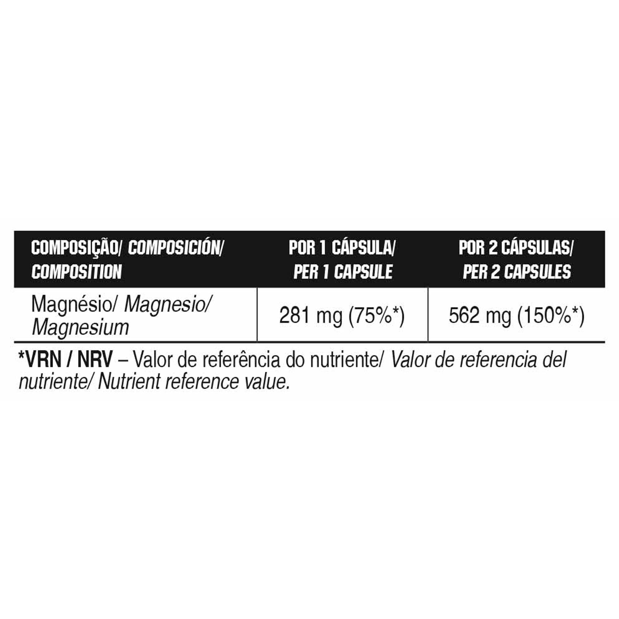 Gold Nutrition Magnesium 600 mg - 60 cápsulas 2/2