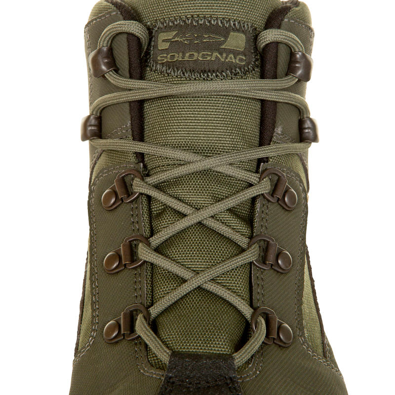 100 Waterproof Hunting Boots Green Solognac