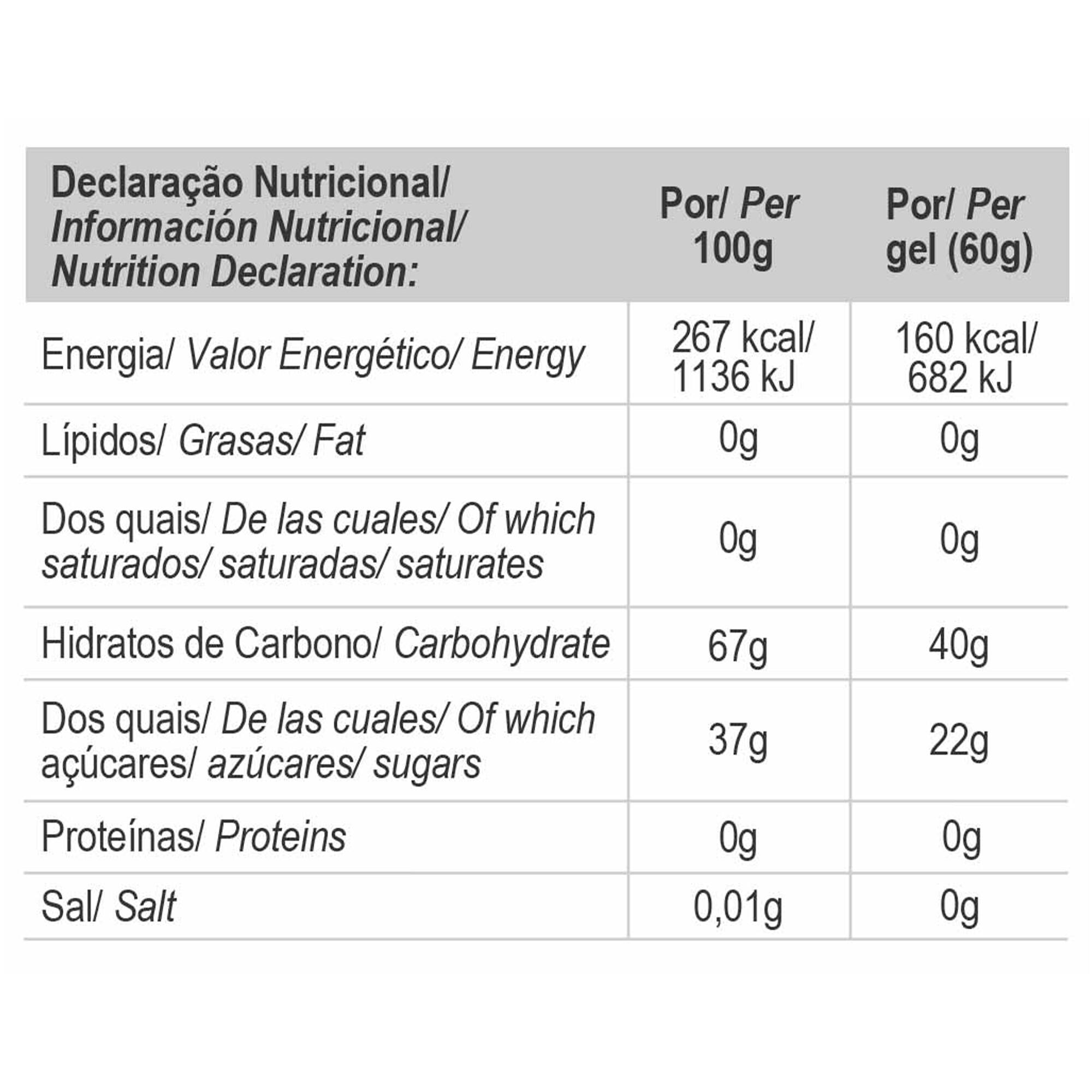 Gel Energético Gold Nutrition Carb Max energy gel 60gr 2/2