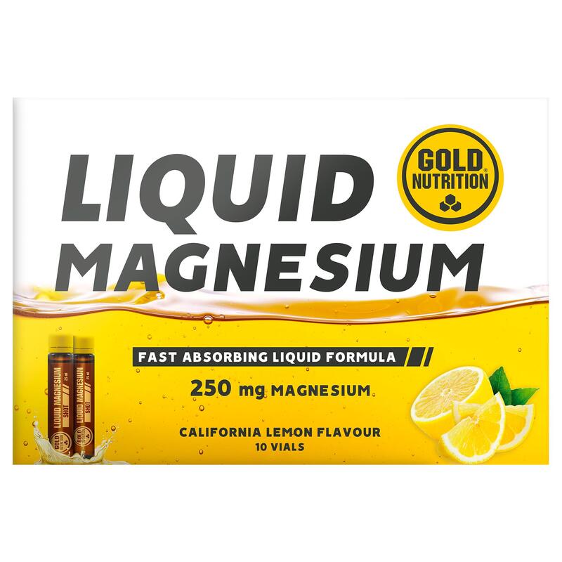 Gold Nutrition Liquid Magnesium 250ml (10 ampolas de 25 ml)      14,50€  GOLD NUTRITION Gold Nutrition Liquid Magnesium 250ml (10 ampolas de 25 ml)    