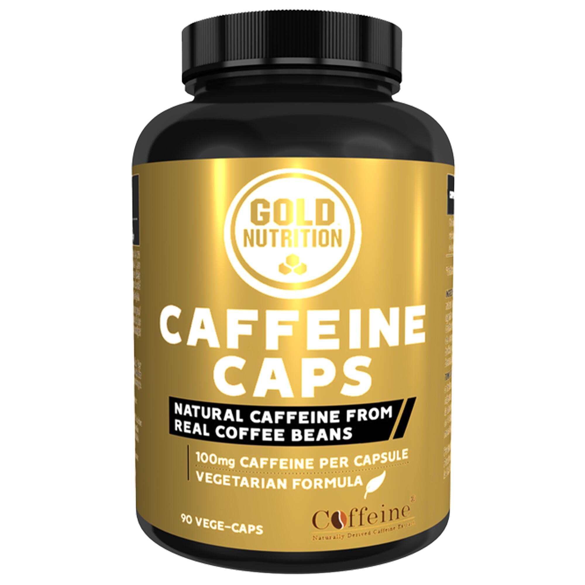 Cápsulas cafeína - caffeine caps 100 mg - 90 cápsulas