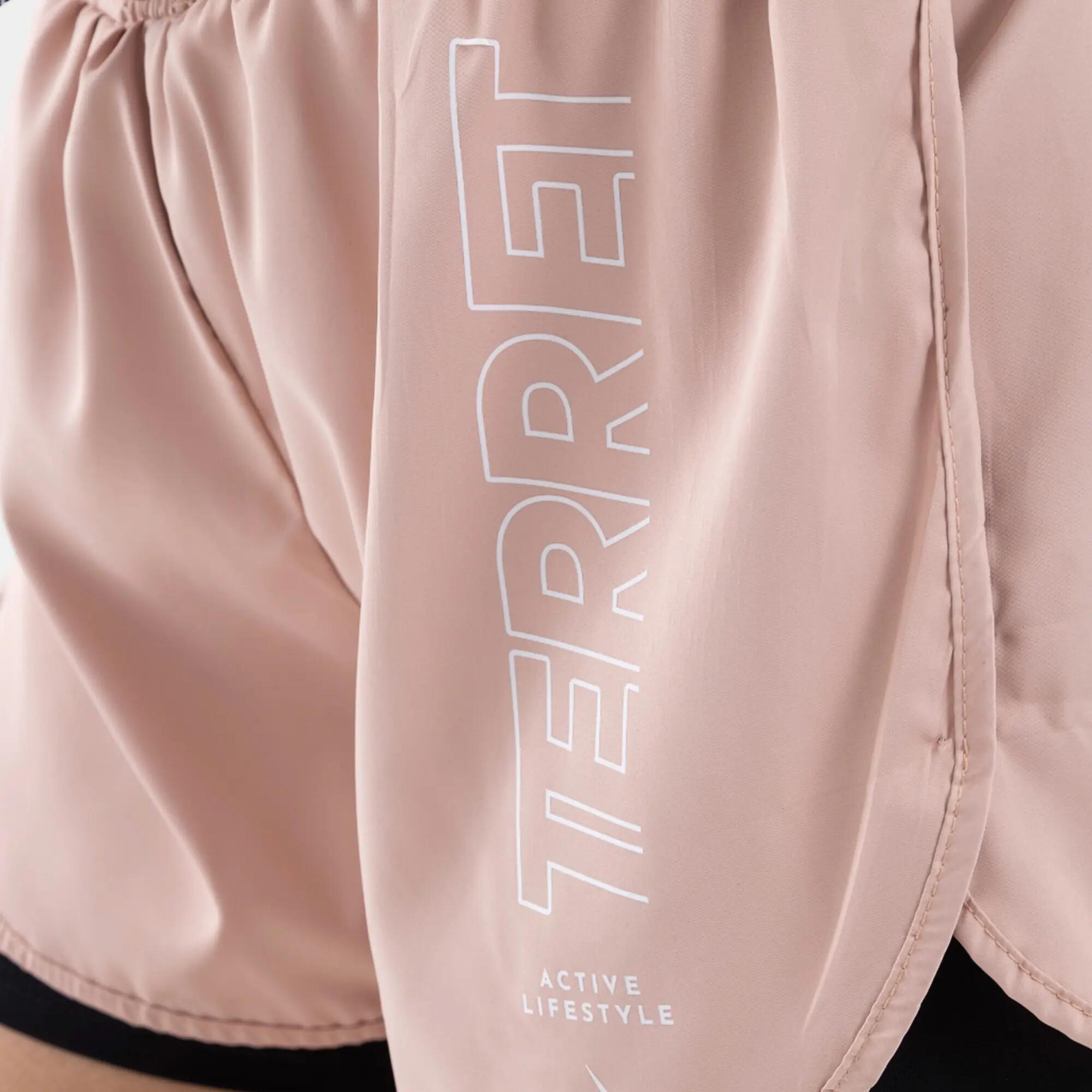 Short de running para Mujer Terret Kenji -  Rosado 4/4
