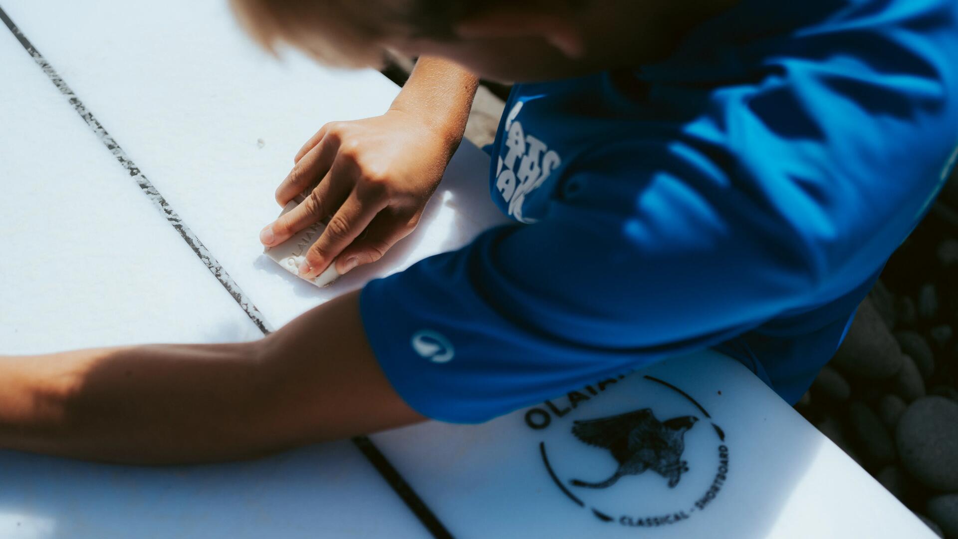 woman smiling after a surf session