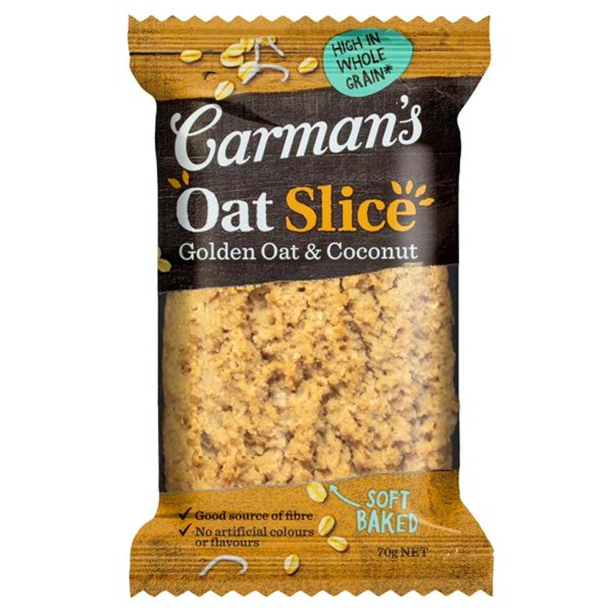 Carman's 70G Golden Oat & Coconut Oat Slice