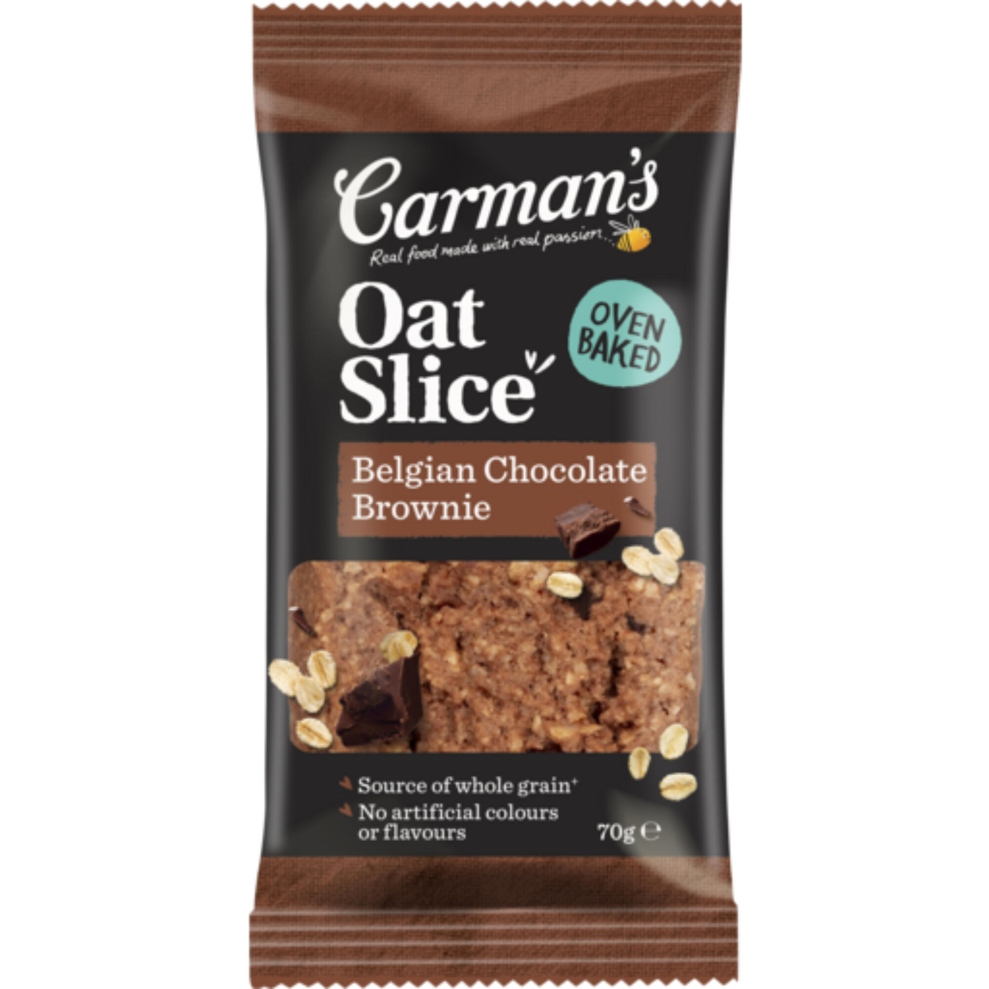 Carman's 70G Chocolate Brownie Oat Slice