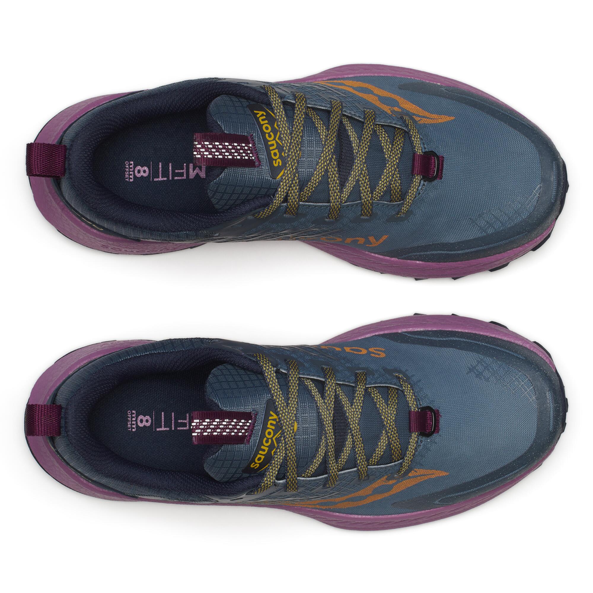 Chaussures de trail Running - Saucony Ride TR2 GTX Bleu/Violet Femme 2/5