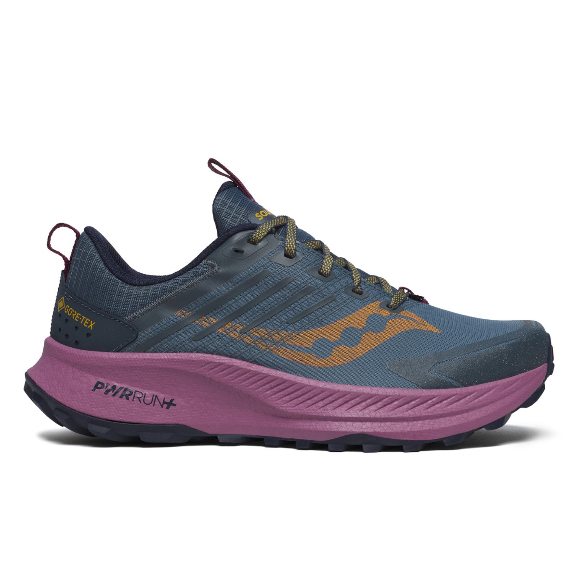 Chaussures de trail Running - Saucony Ride TR2 GTX Bleu/Violet Femme 4/5