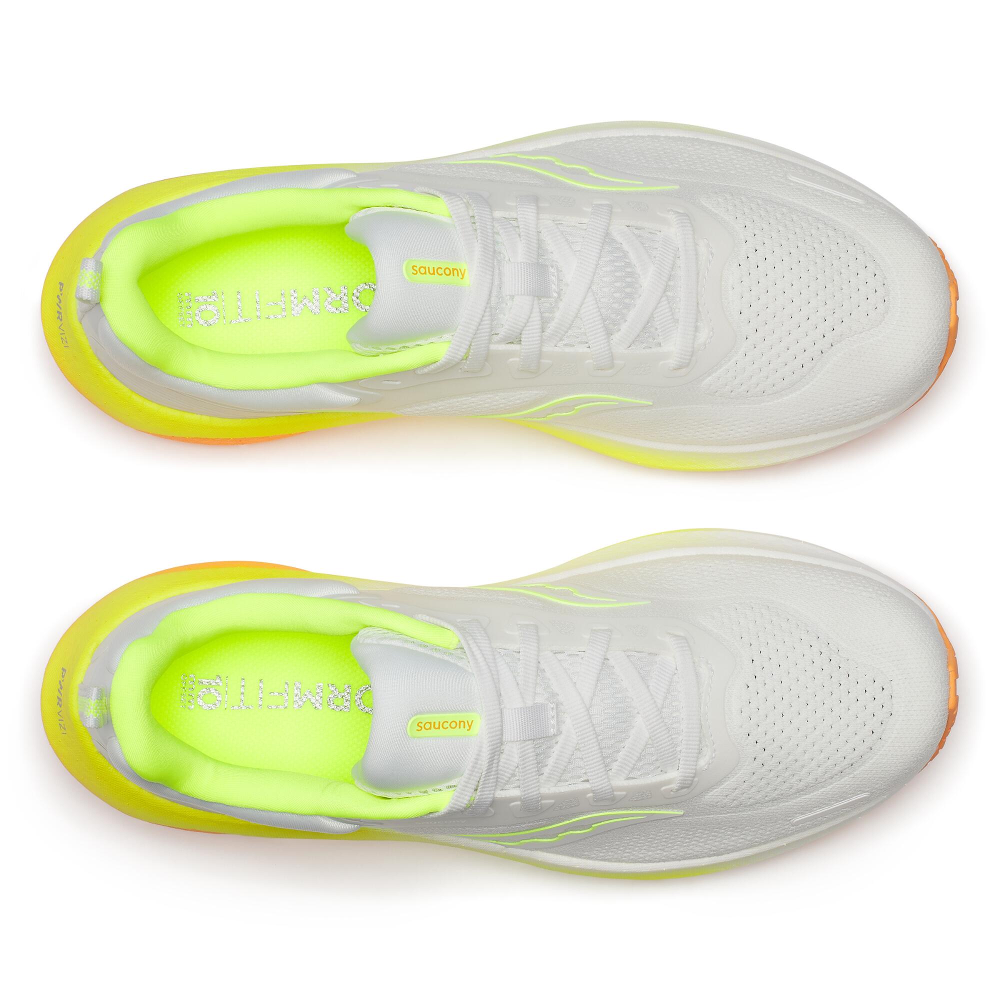 Chaussures de course Running - Saucony Surge 3 Blanche / Citron 4/4