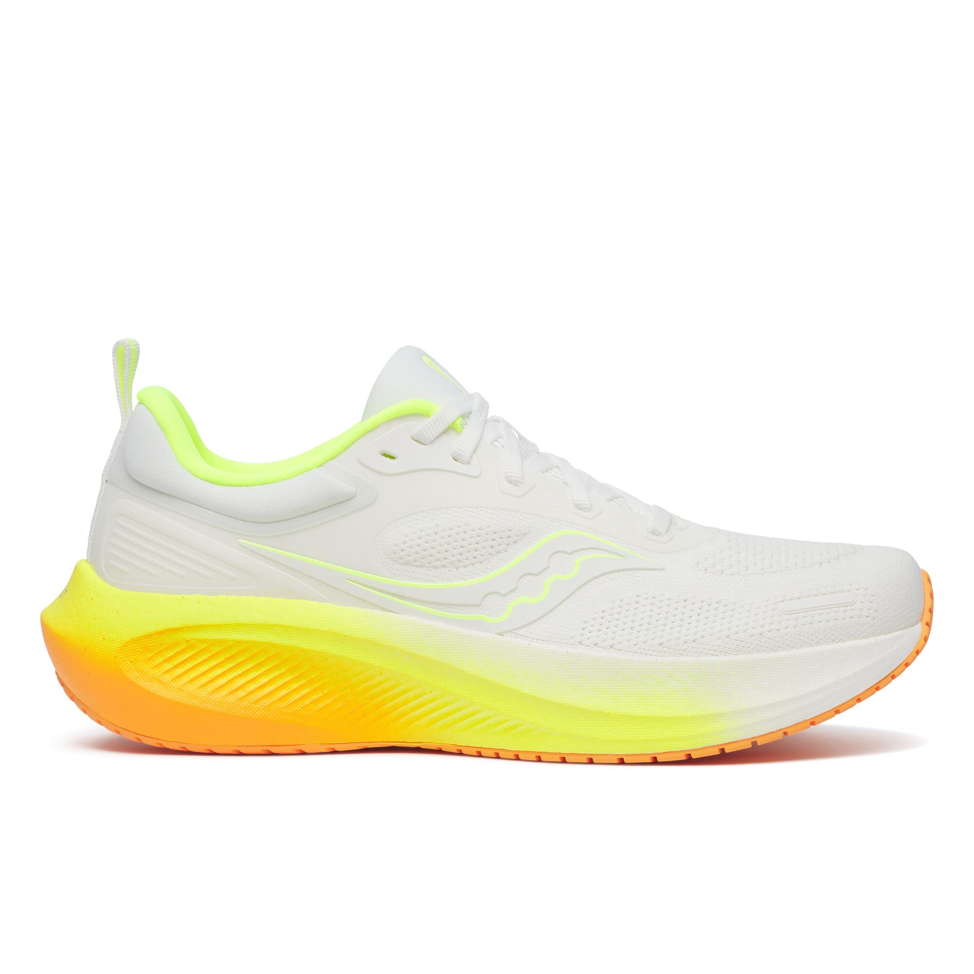Chaussures de course Running - Saucony Surge 3 Blanche / Citron 3/4