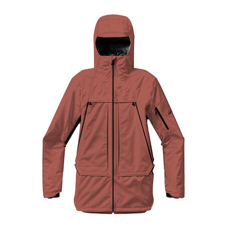 Куртка лижна жіноча FR900 водонепроникна коричнева