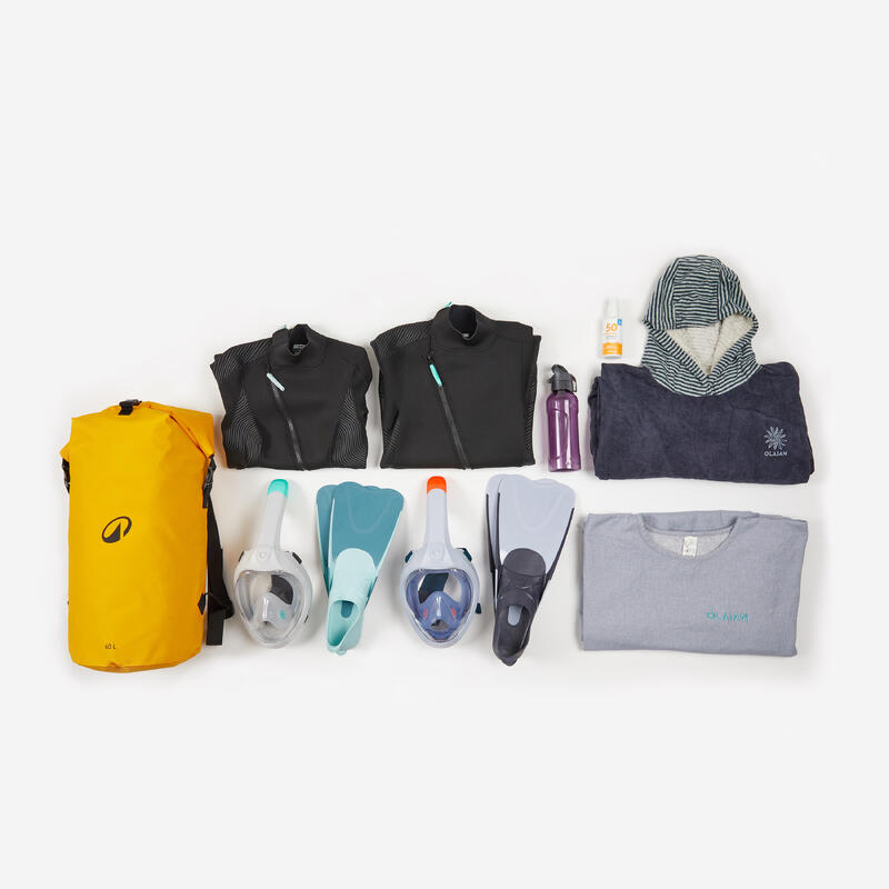 Sac polochon étanche 40l kaki