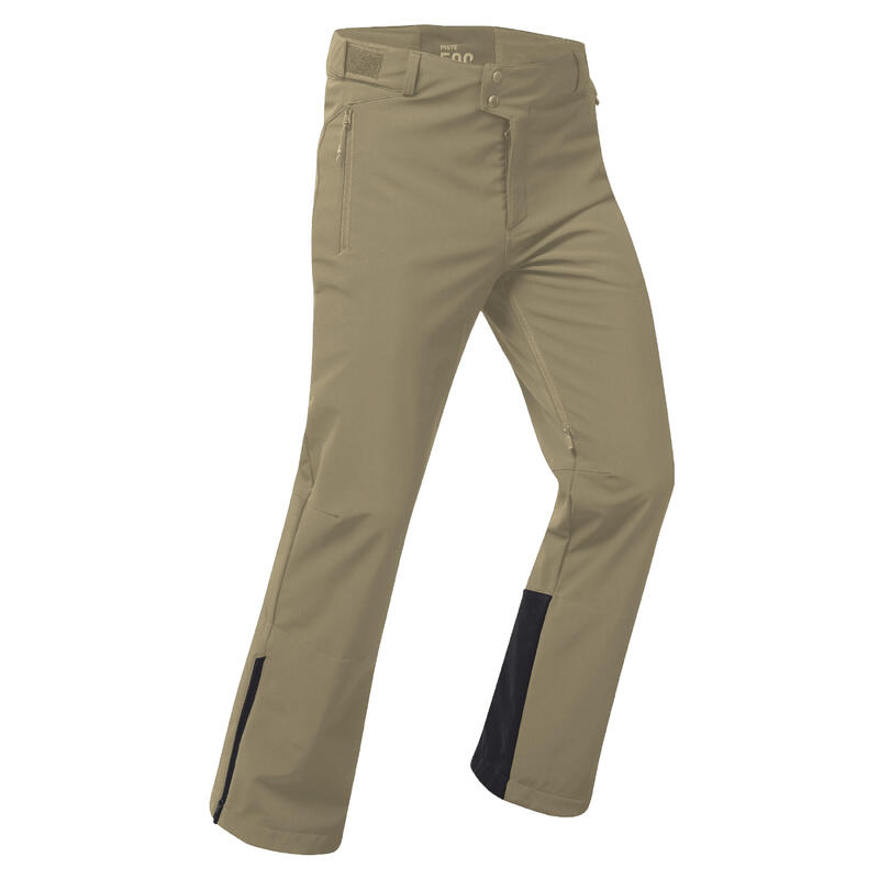 Pantalon de ski et snowboard léger et respirant  homme, 500 noir