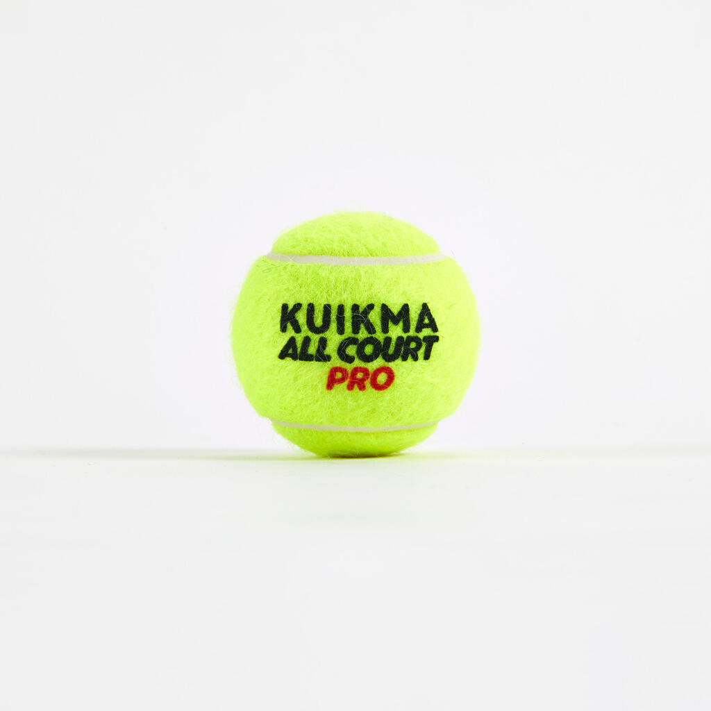 Balle de tennis polyvalente - ARTENGO Comfort Pro * 4 JAUNE 2 Tubes