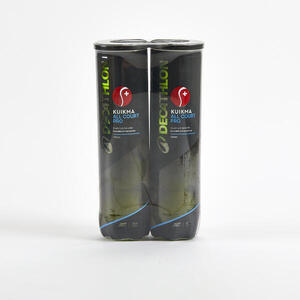 Pelota de tenis polivalente - KUIKMA ALL COURT Pro *4 BIPACK SWISS TENNIS