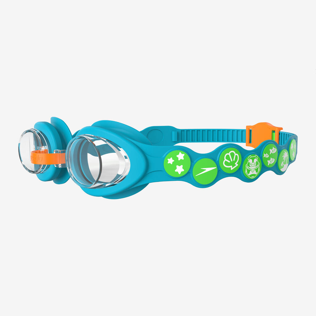 Kids’ Unisex swimming goggles ages 0-7 - Speedo blue green