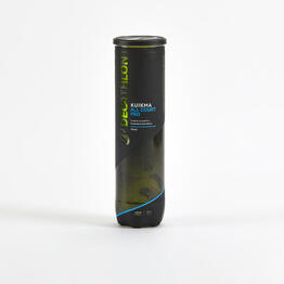 Balle de tennis polyvalente tube de 4, Kuikma all court pro