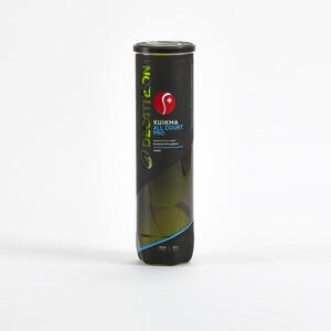 Pelota de tenis polivalente - KUIKMA ALL COURT Pro *4 SWISS TENNIS