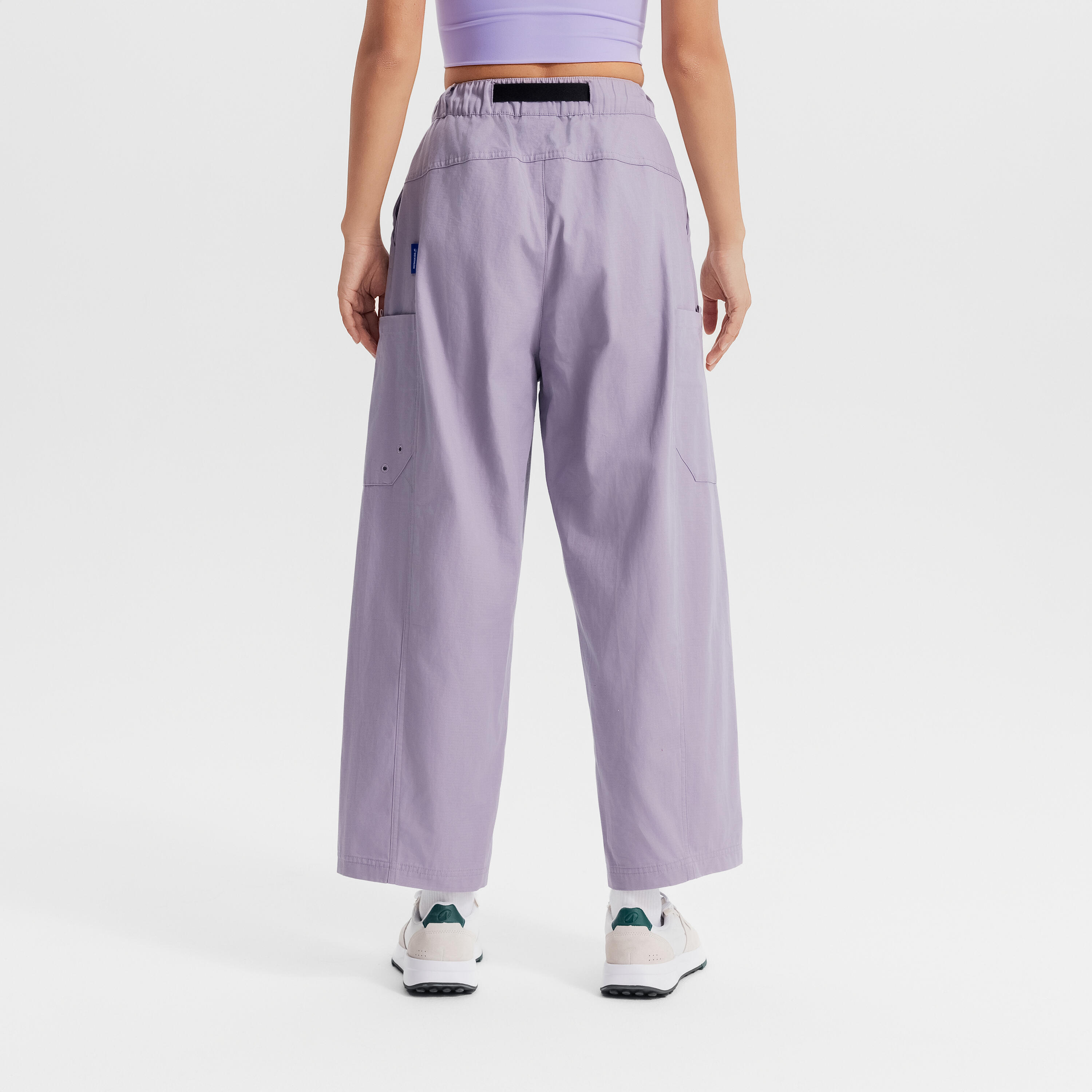 SPORTSWEAR CN 7/8 WOVEN PANT -smoked purple