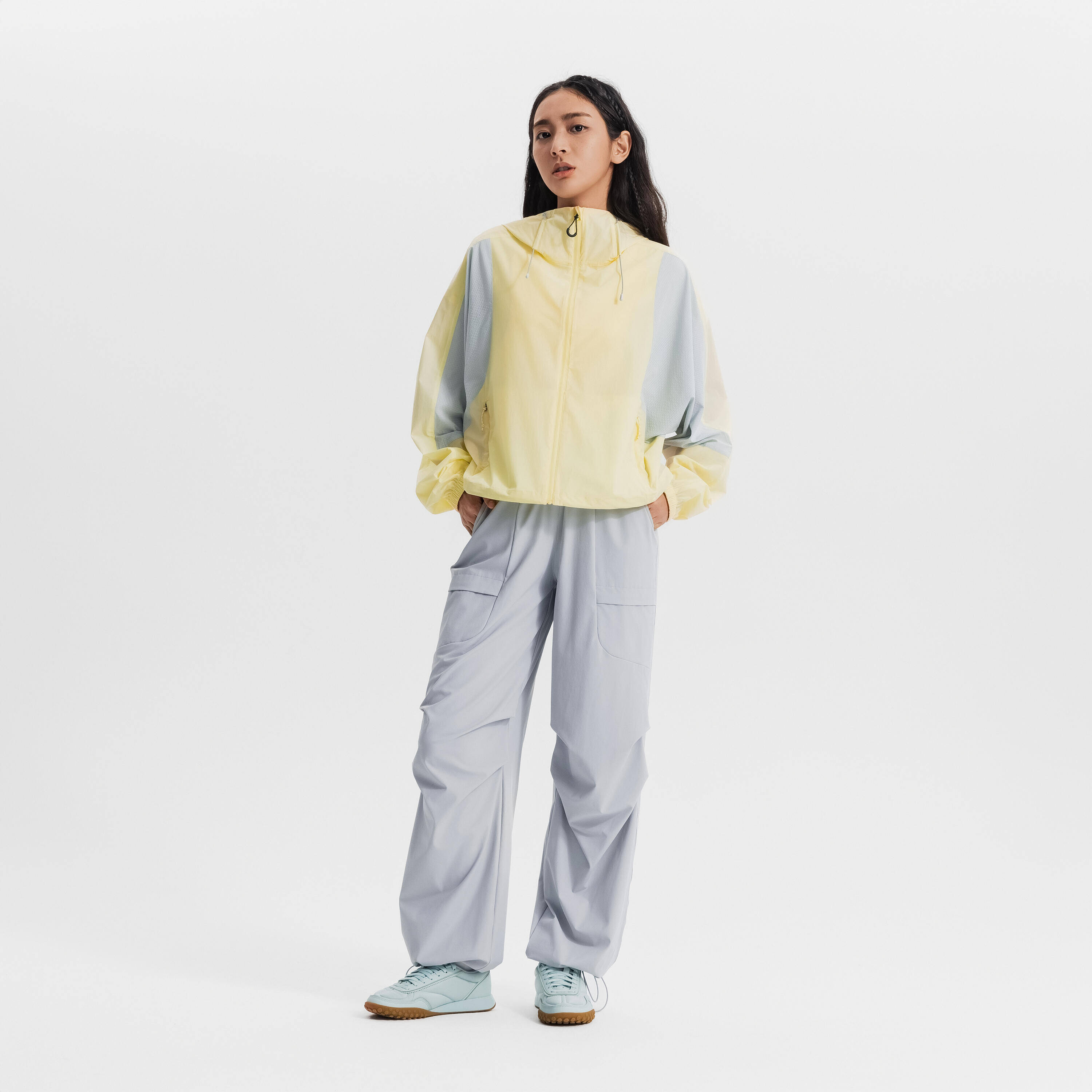 Sportswear PANT oversize UV&COOL- pearl grey -  5