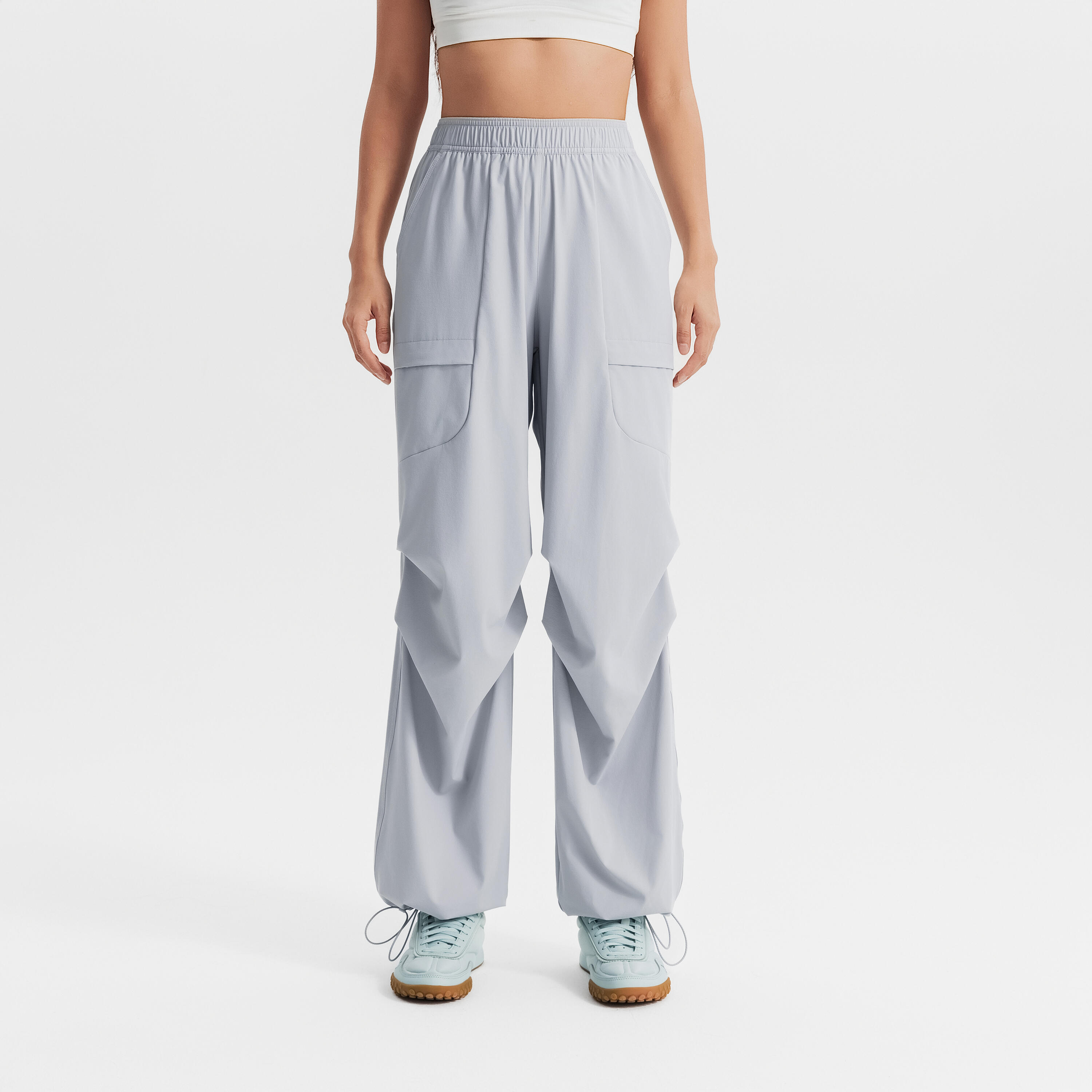 Women's Sportswear PANTS Oversize UV & COOL - Pearl Grey