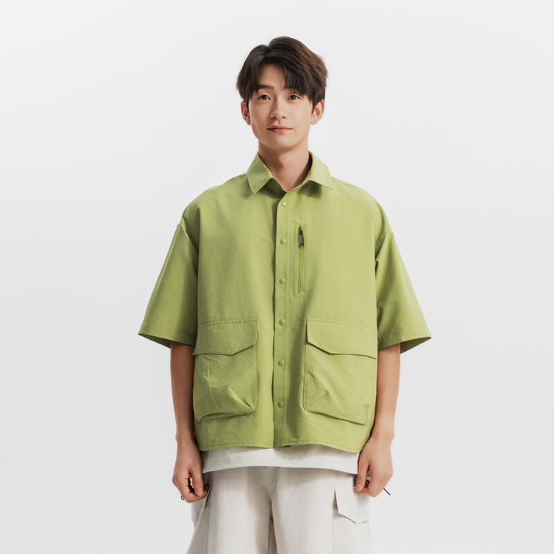 Cămașă Seerucker unisex, Lifetech, Verde