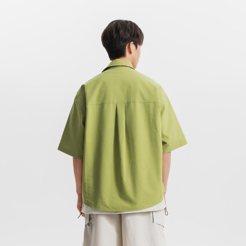 Cămașă Seerucker unisex, Lifetech, Verde