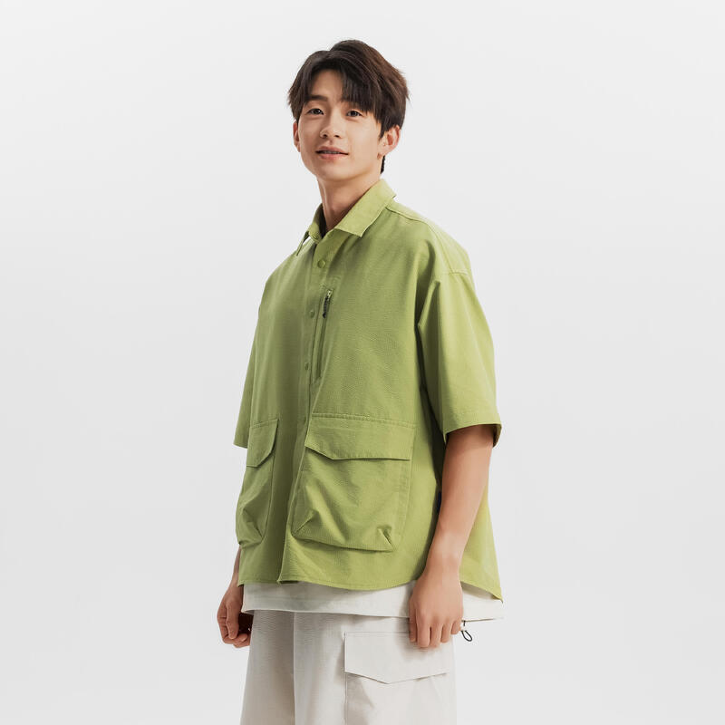 Cămașă Seerucker unisex, Lifetech, Verde