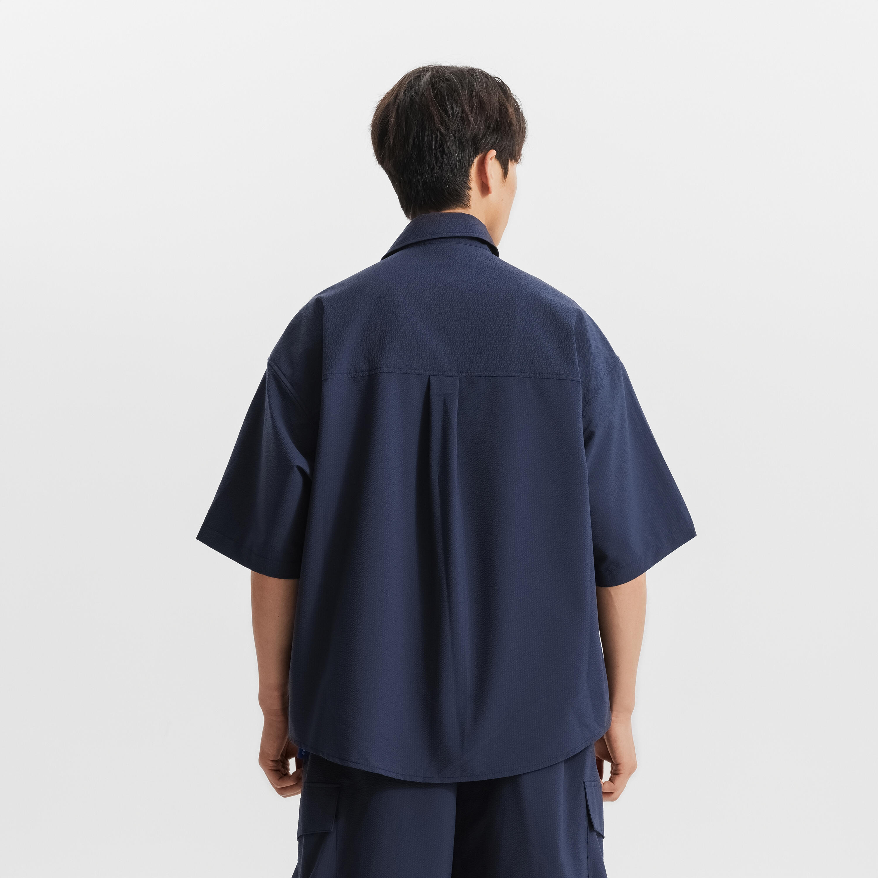 SPORTSWEAR MEN UV-PROTECTION SEERSUCKER SHORT-SLEEVE SHIRT SPORTSWEAR MEN UV-PROTECTION SEERSUCKER SHORT-SLEEVE SHIRT