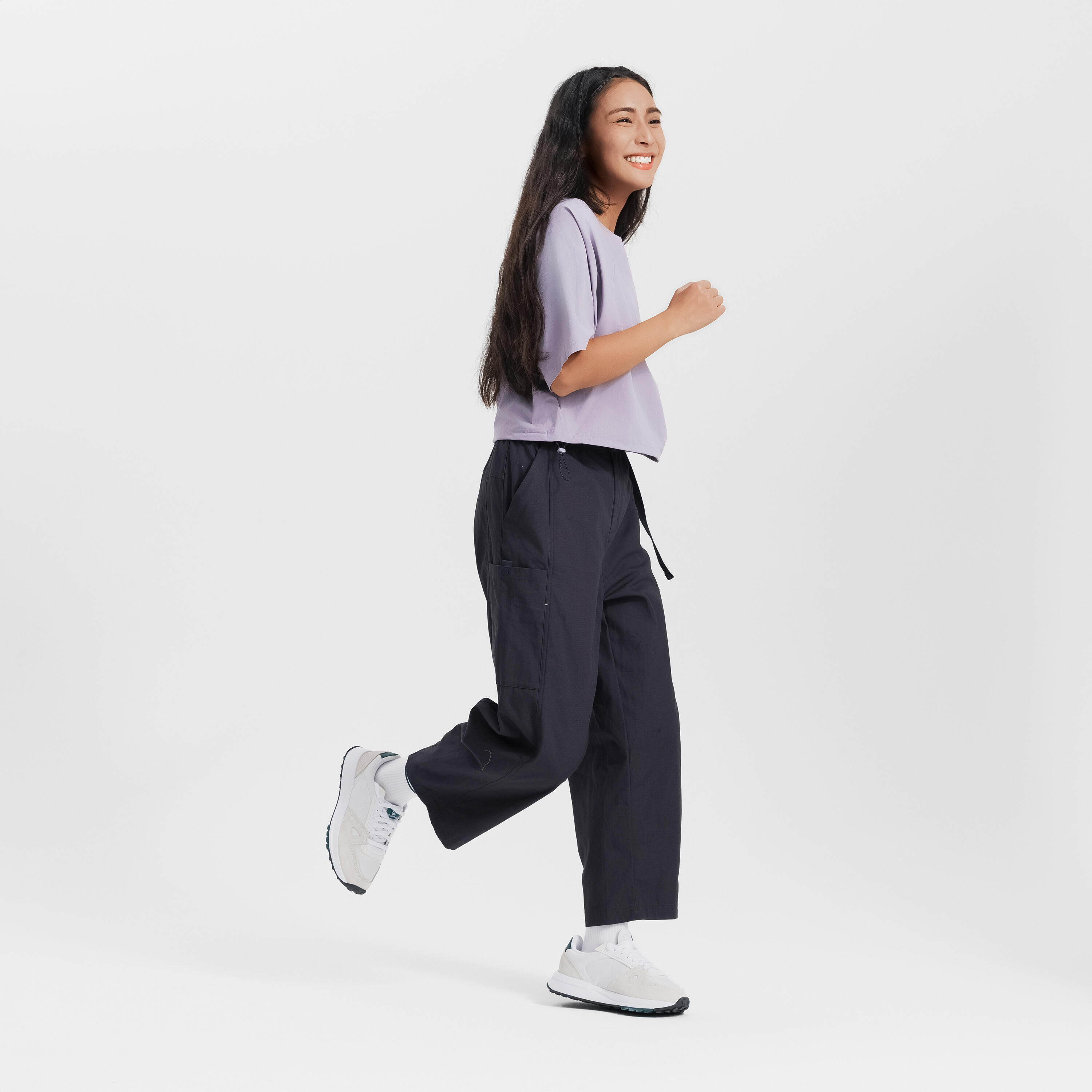 SPORTSWEAR CN 7/8 WOVEN PANT -carbon grey