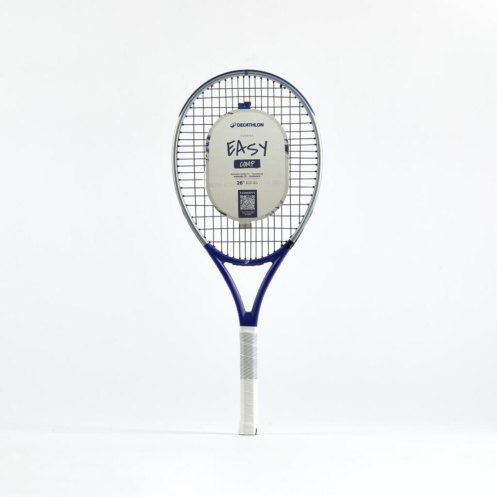 Ljubičasti dečji reket za tenis EASY COMP 26