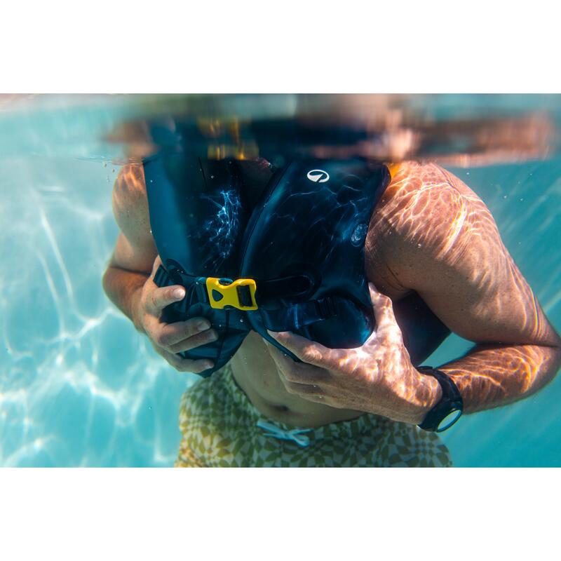 Yetişkin Şişme Yüzme Yeleği - Mavi/Sarı - Swimvest