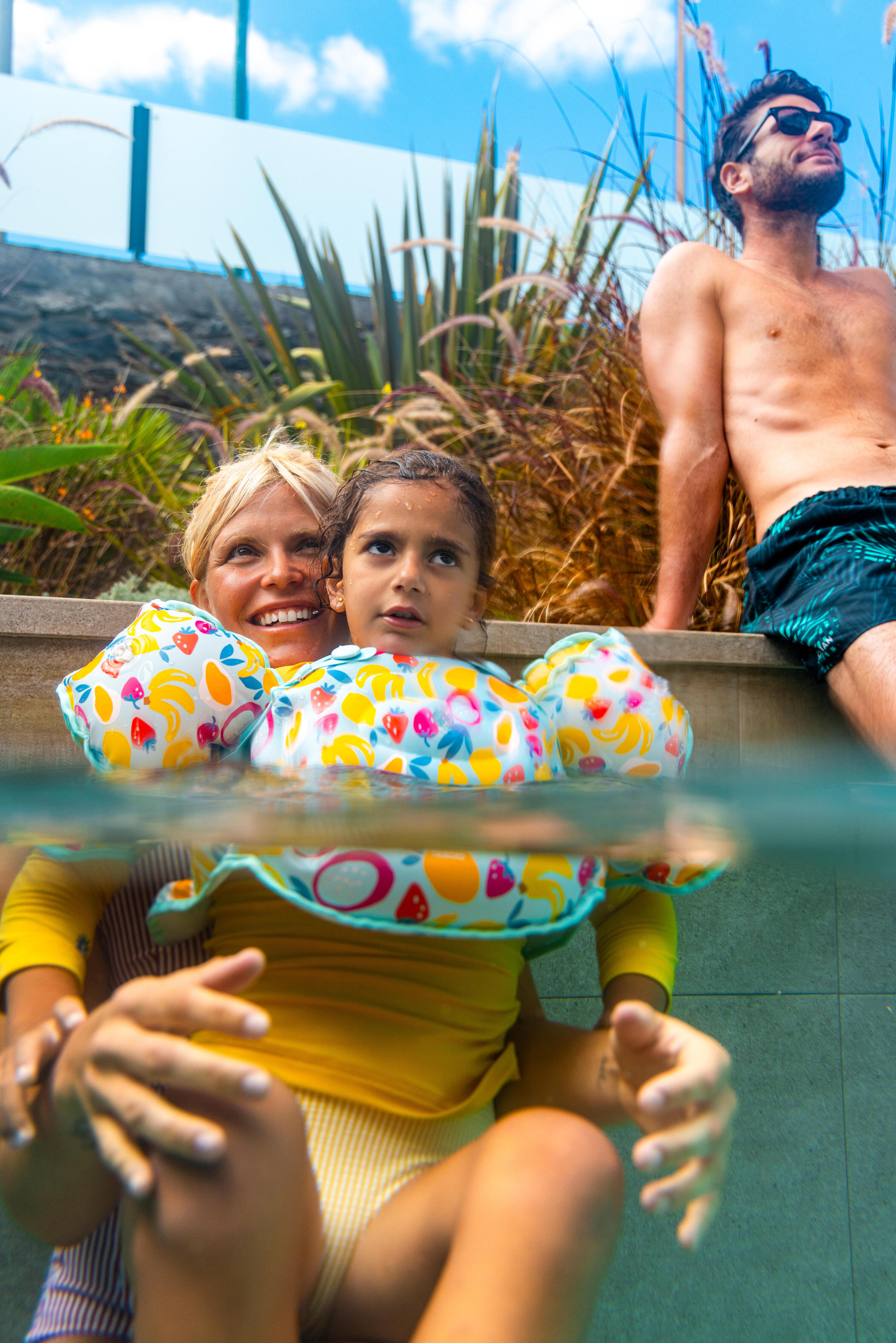 Kids' Progressive Pool Armbands-Waistband, Tiswim Fruits Age 2-6 11/12