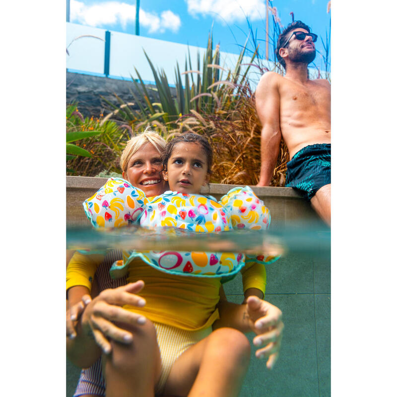 Aripioare centură reglabile pentru înot 15-30kg Tiswim Allnuts Albastru Copii