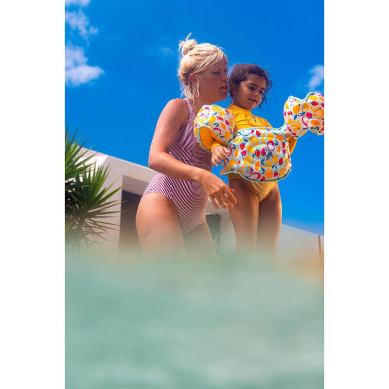 Aripioare centură reglabile pentru înot 15-30kg Tiswim Allnuts Albastru Copii