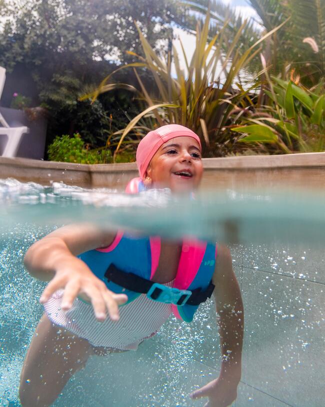 SWIMVEST+ 15-25KG BLUE PINK