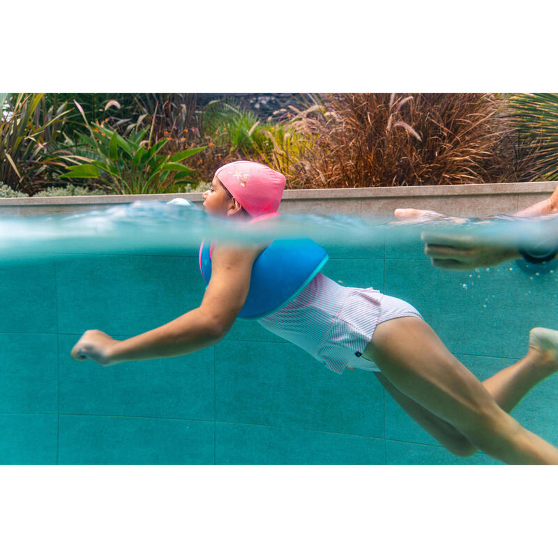 Bonnet de bain tissu Bébé - Shell rose
