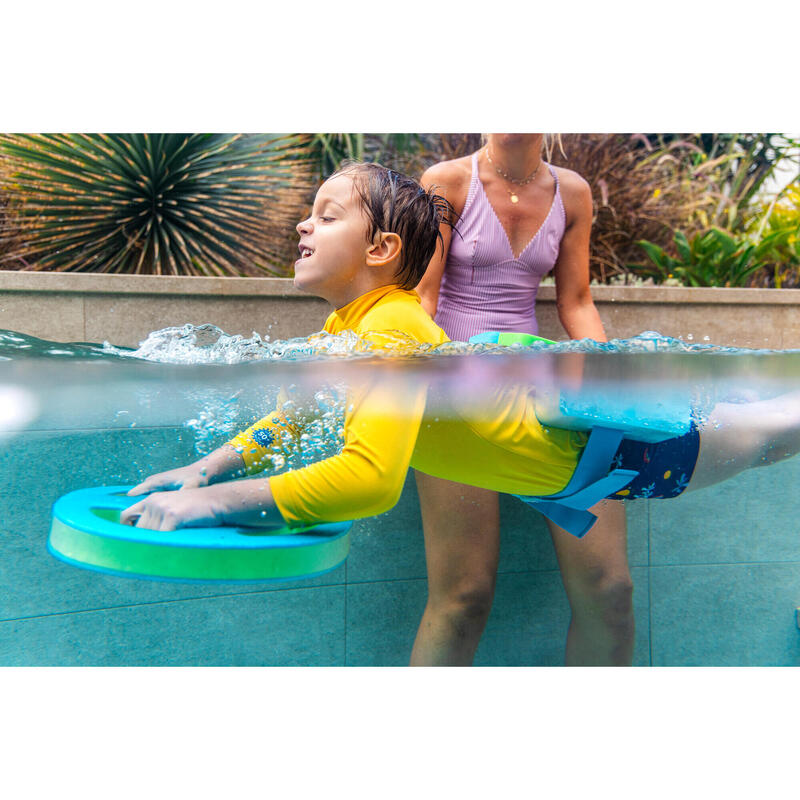 Ceinture De Natation 15-60 kg avec Pains De Mousse Bleus Verts