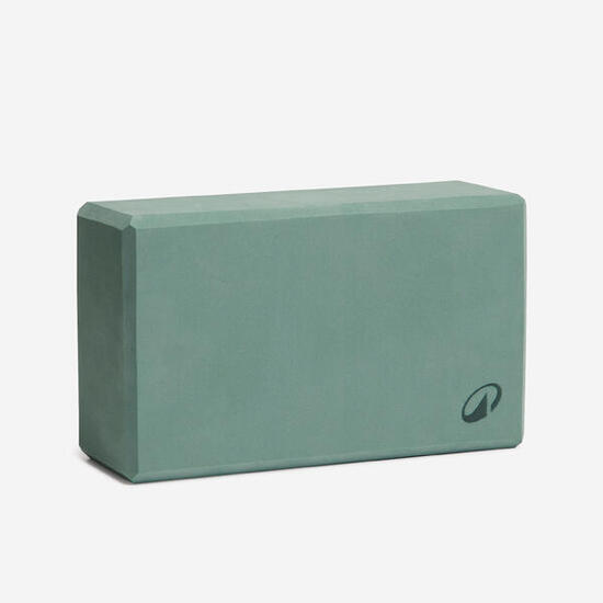 Brique de yoga en mousse, vert foncé
