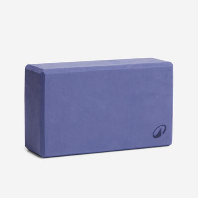 Yogablok in schuimstof blauw