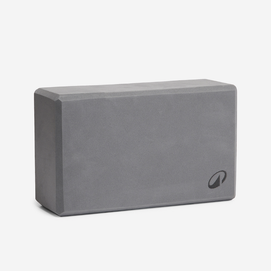 Brique de yoga en mousse, gris