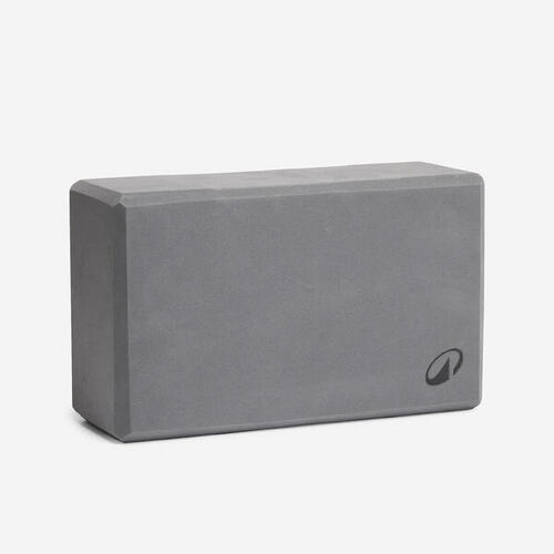 Brique de yoga en mousse, gris
