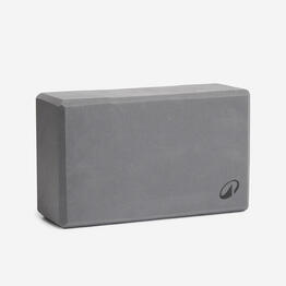 Brique de yoga en mousse, gris