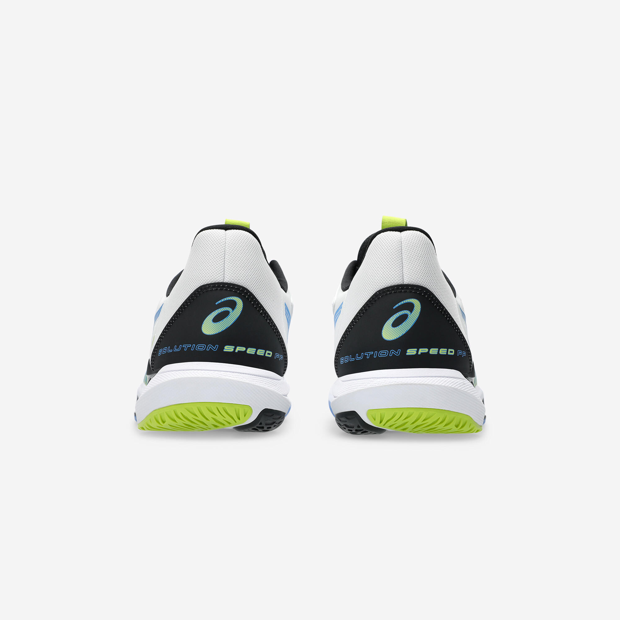 Scarpe tennis uomo Asics GEL SOLUTION SPEED FF3 bianco-azzurro 4/8