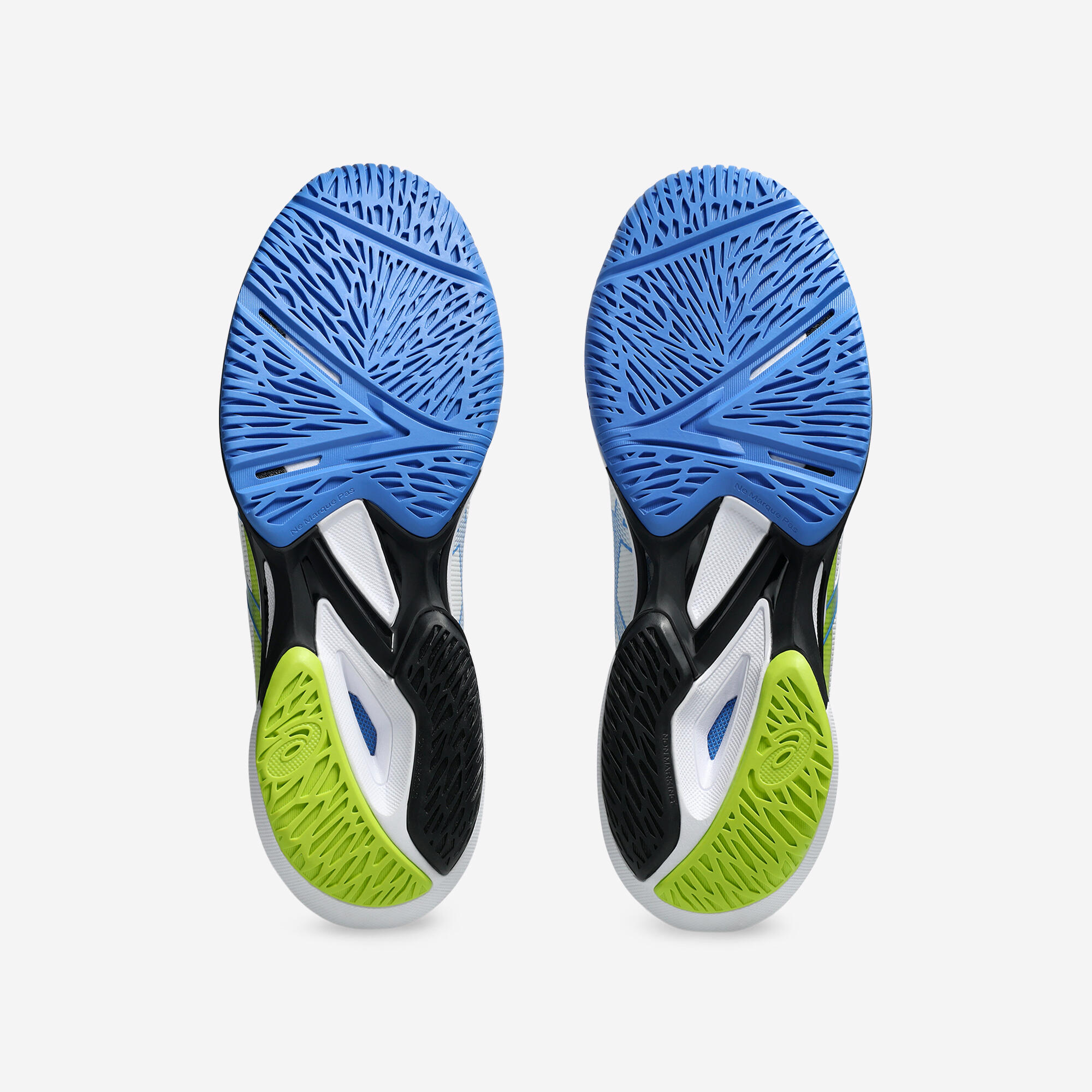 Scarpe tennis uomo Asics GEL SOLUTION SPEED FF3 bianco-azzurro 3/8
