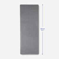 Gentle Yoga Mat XL 200 cm x 75 cm x 5 mm - Grey