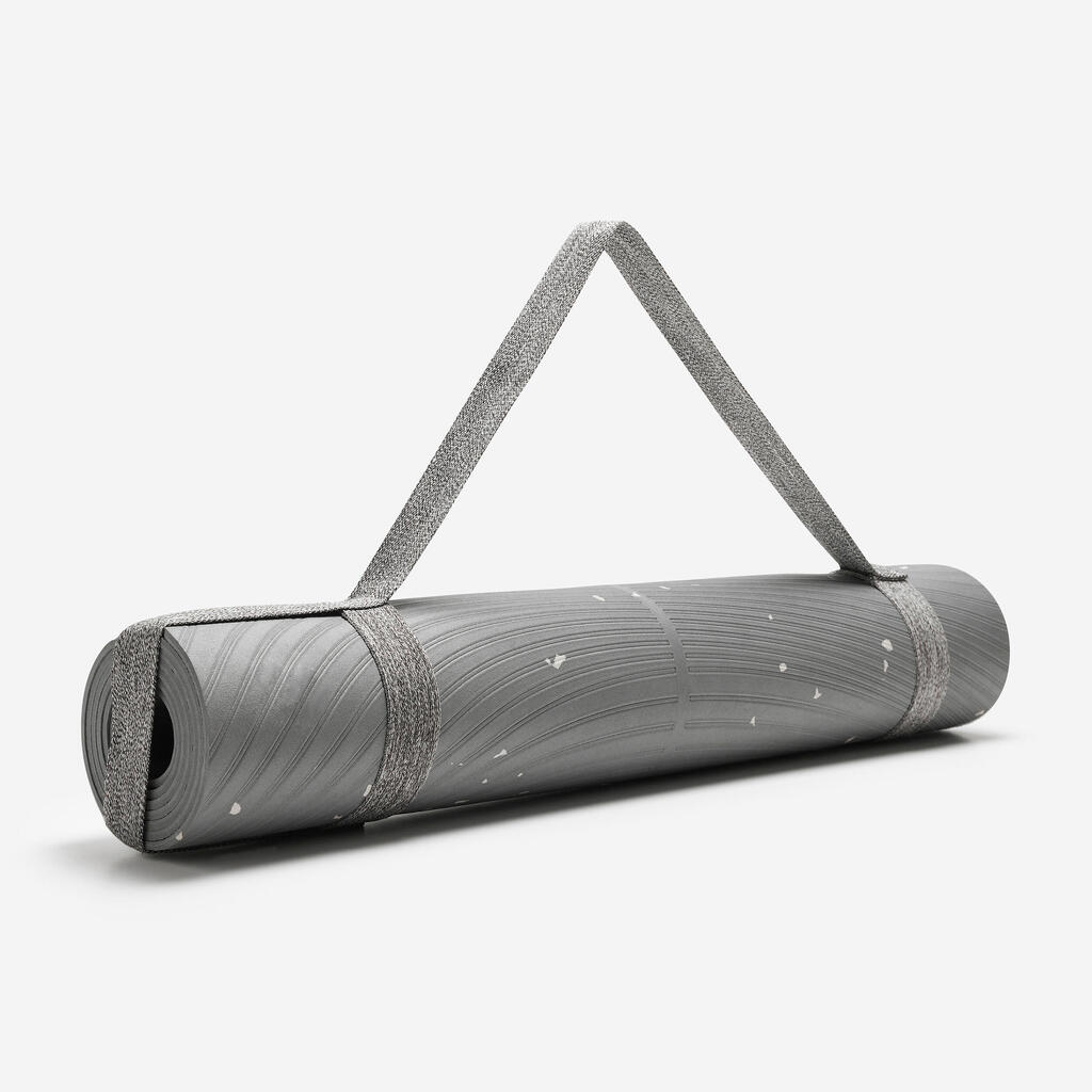Light Yoga Mat XL 200 x 75 cm x 5 mm - Grey