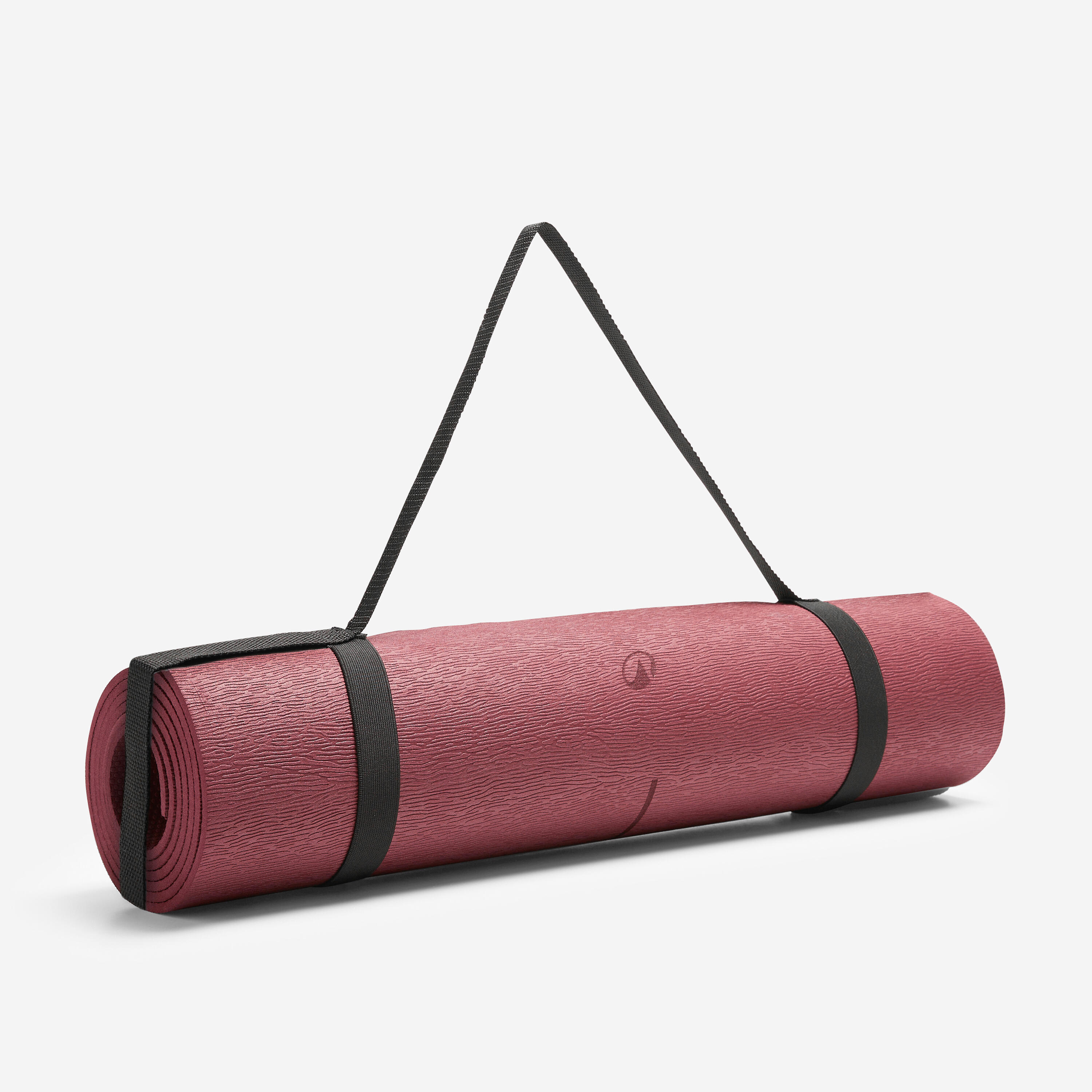 Yoga Mat 5mm Thick, EVA, 180 x 58 cm, Ultra Lightweight with Carry Strap – Brown