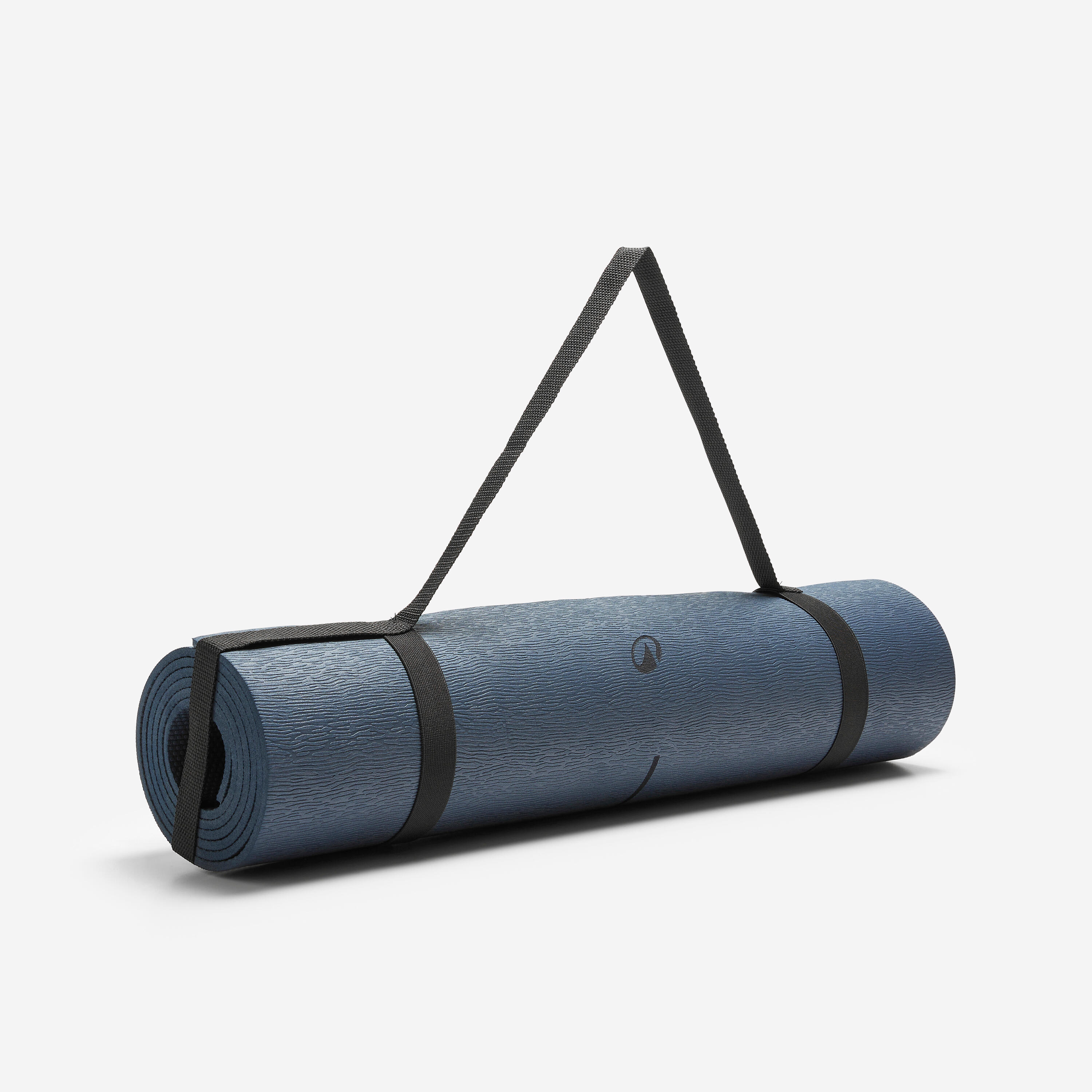 Lightweight Yoga Mat 180 x 50 cm - Dark Blue - DOMYOS